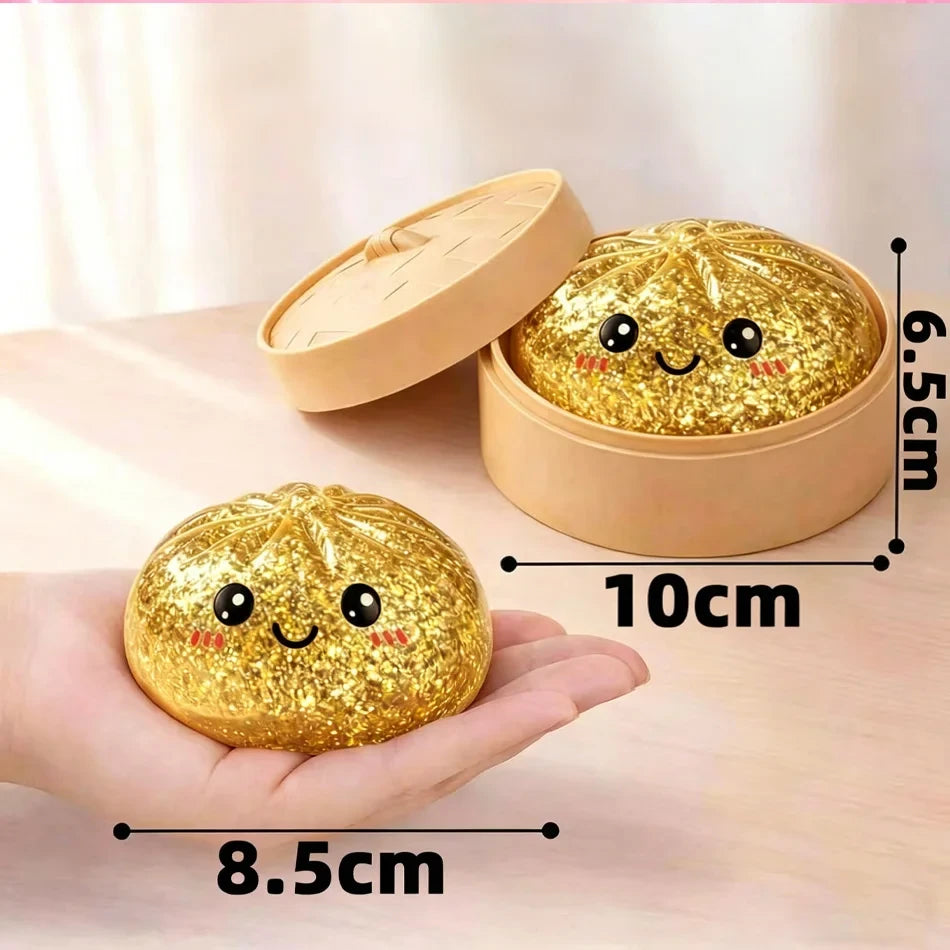 Glitter Dumpling Squishy Toy