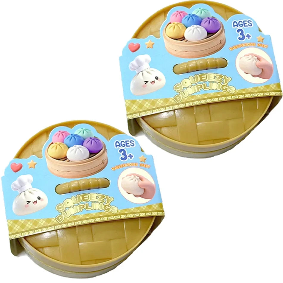 Glitter Dumpling Squishy Toy