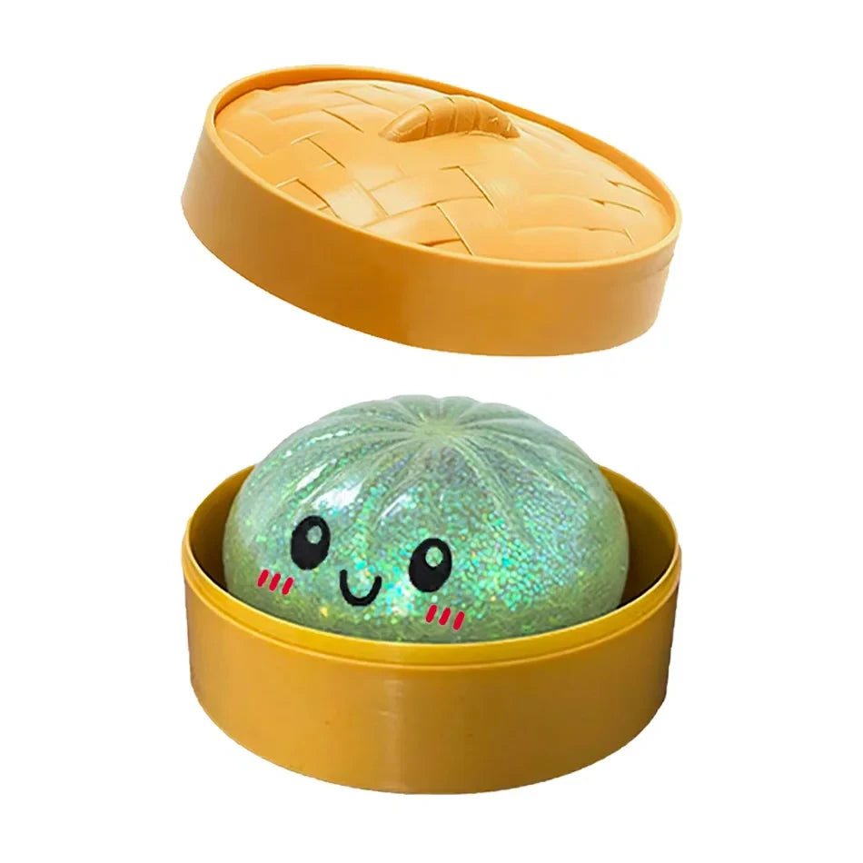 Glitter Dumpling Squishy Toy