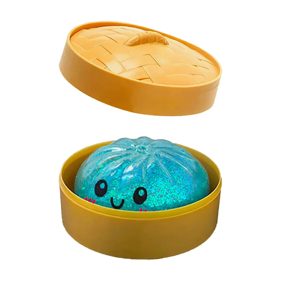 Glitter Dumpling Squishy Toy