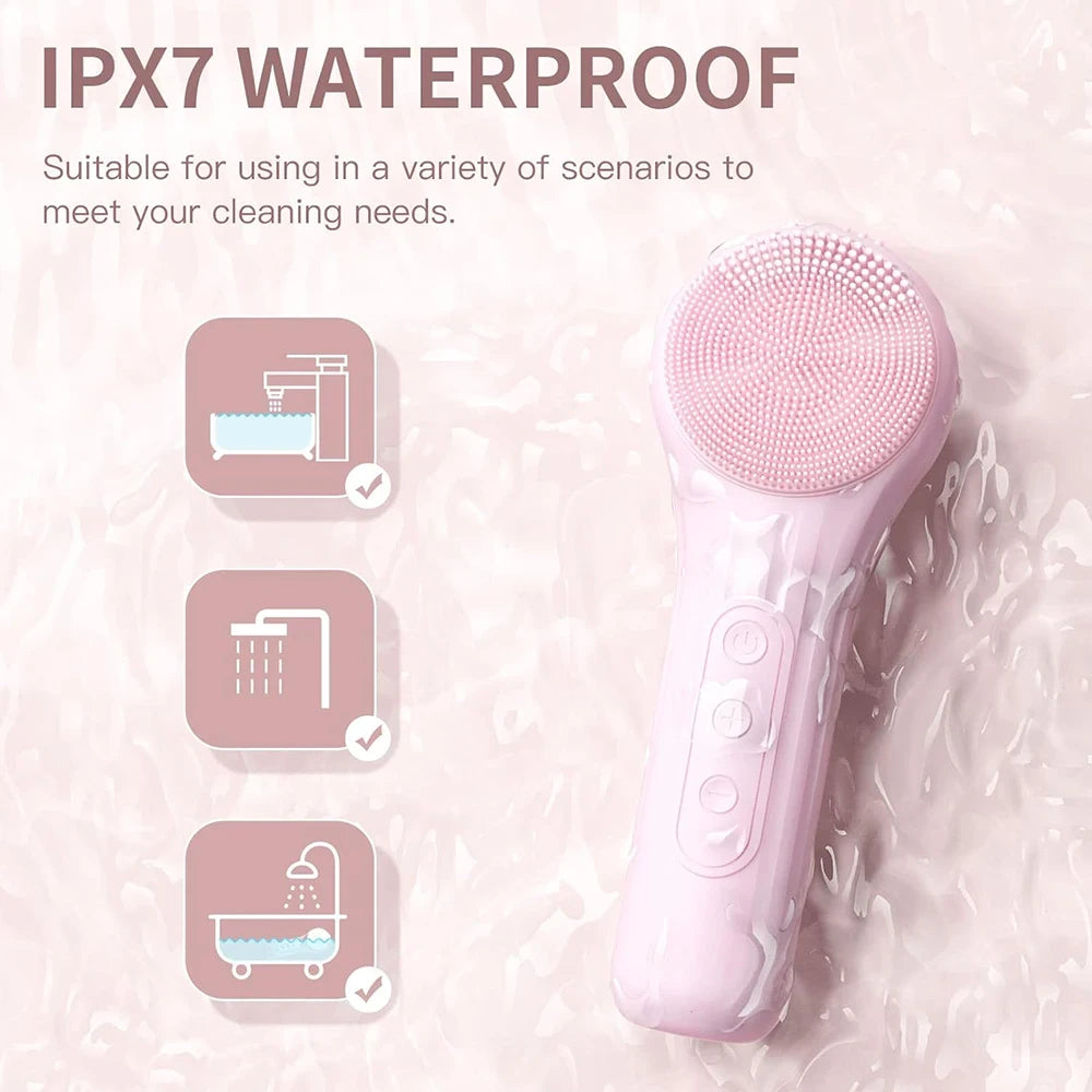 Sonic Silicone Facial Cleansing Brush
