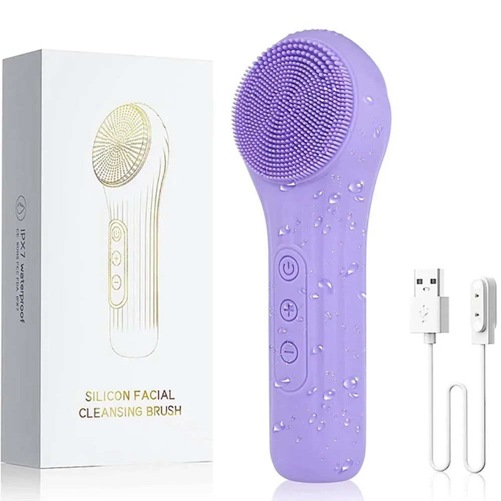 Sonic Silicone Facial Cleansing Brush