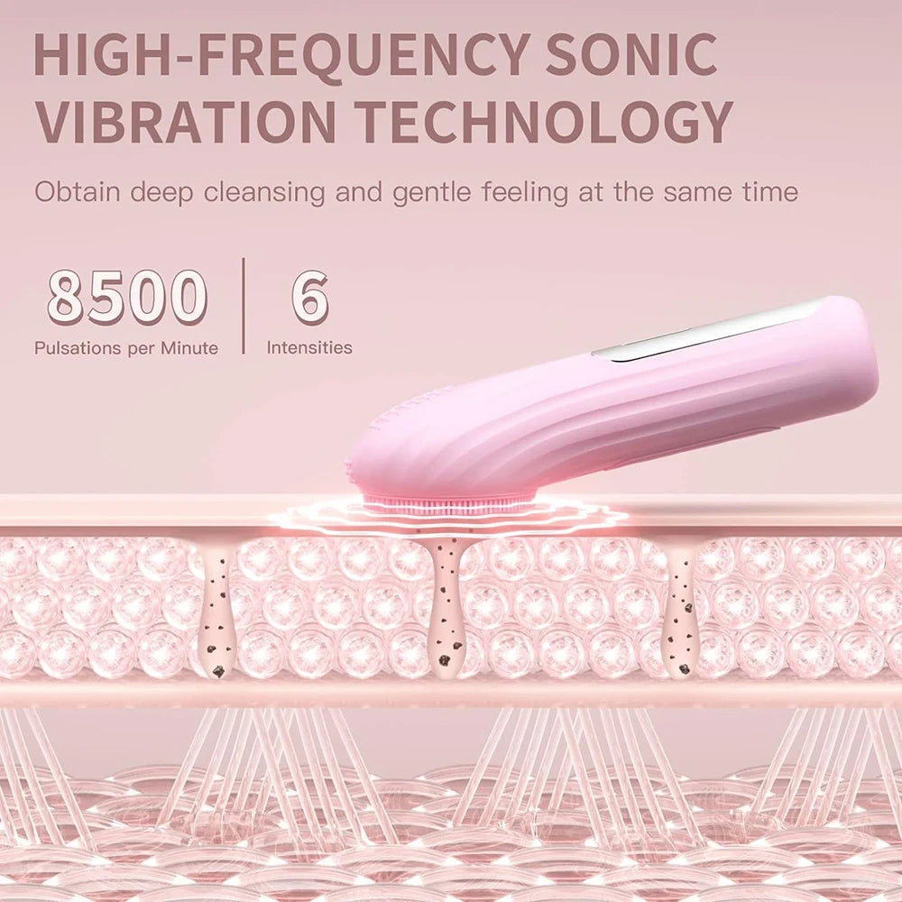 Sonic Silicone Facial Cleansing Brush