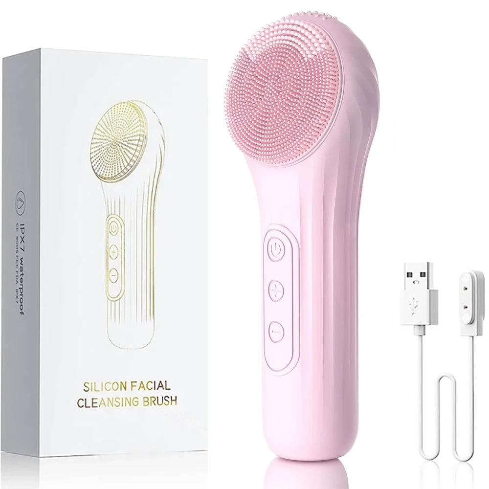 Sonic Silicone Facial Cleansing Brush