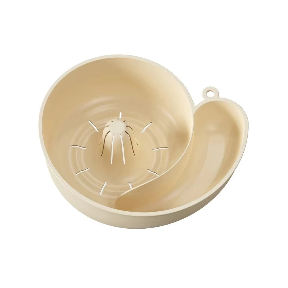 Snail Shape Fruit Drainer Basket