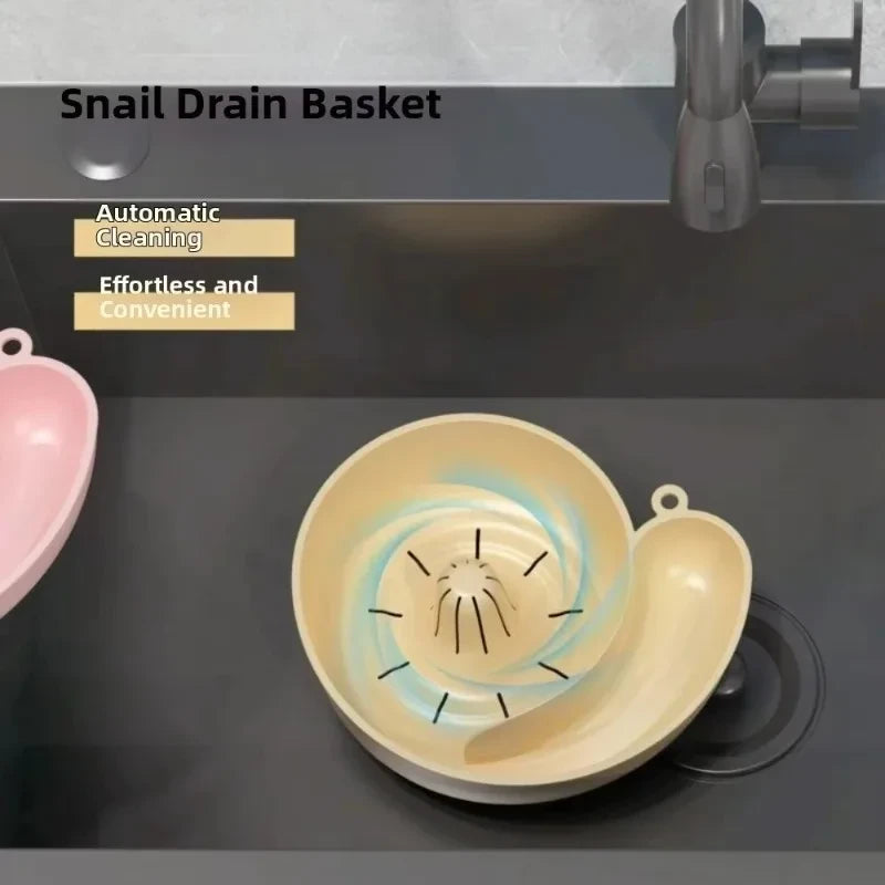 Snail Shape Fruit Drainer Basket