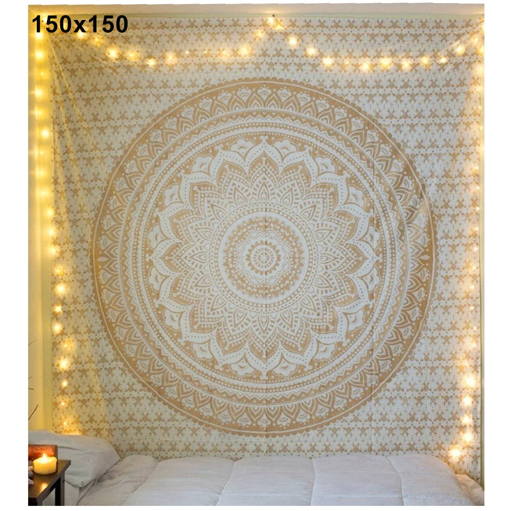 Bohemian Mandala Yoga Mat Tapestry