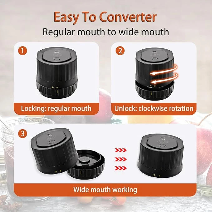 Electric Mason Jar Vacuum Sealer