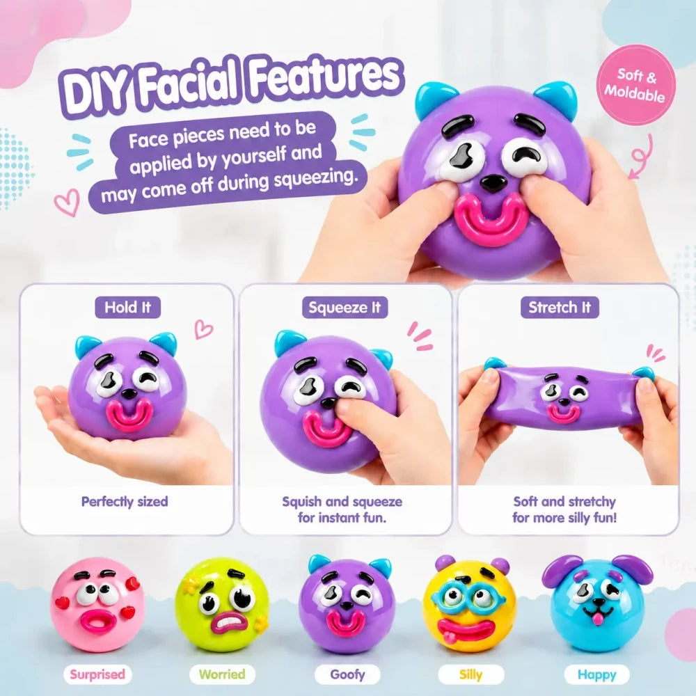 Funny Dog Face Squishy Toy