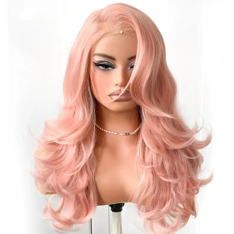 Layered Synthetic Lace Front Wig