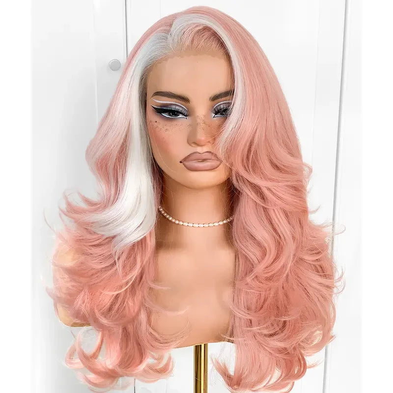 Layered Synthetic Lace Front Wig