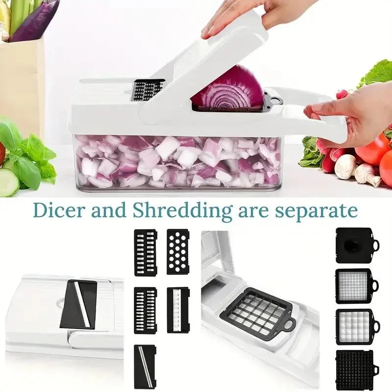 Multifunctional Vegetable Chopper and Slicer Set