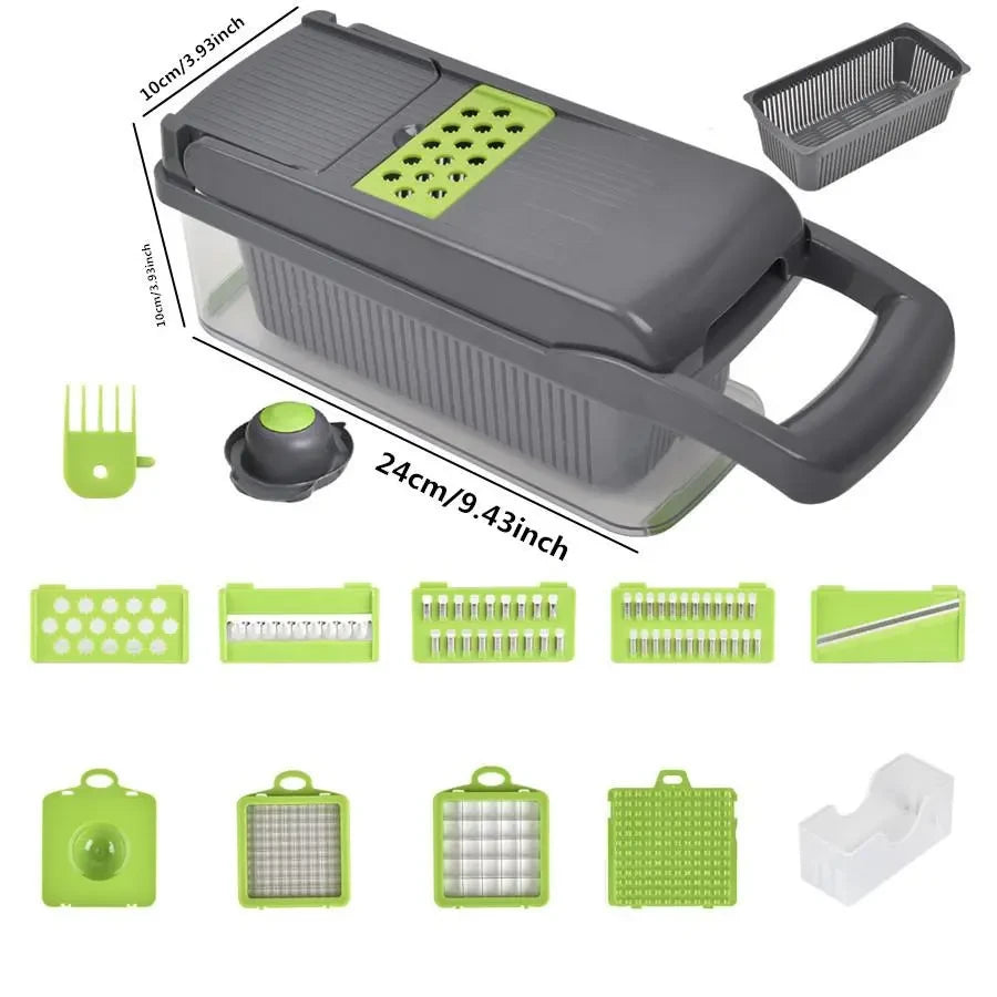 Multifunctional Vegetable Chopper and Slicer Set