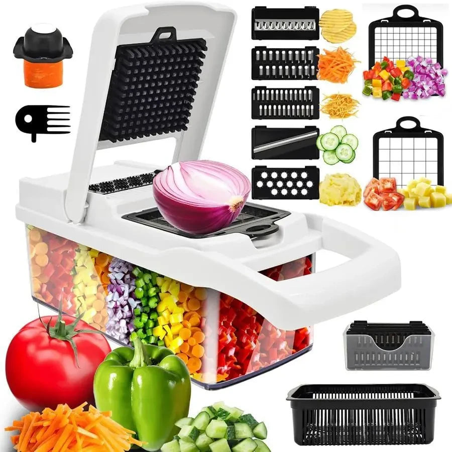 Multifunctional Vegetable Chopper and Slicer Set