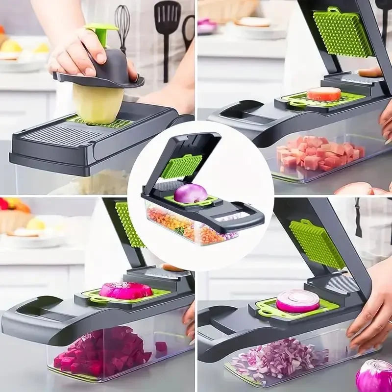 Multifunctional Vegetable Chopper and Slicer Set