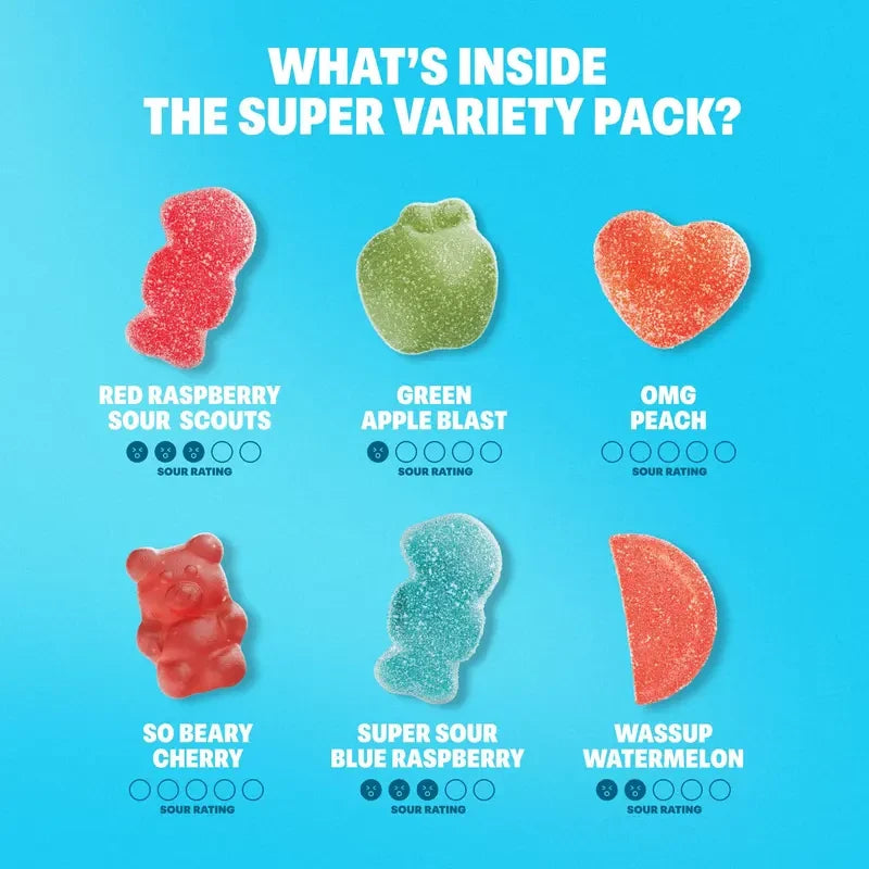 Shameless Snacks Keto Vegan Gummy Variety Pack