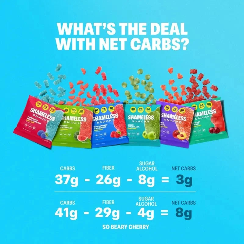 Shameless Snacks Keto Vegan Gummy Variety Pack