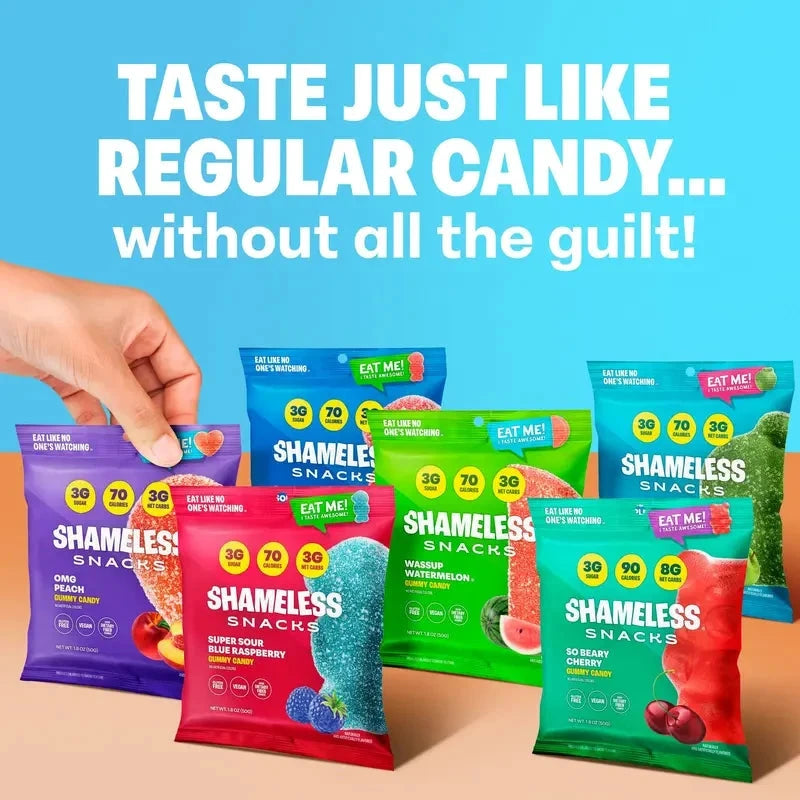 Shameless Snacks Keto Vegan Gummy Variety Pack