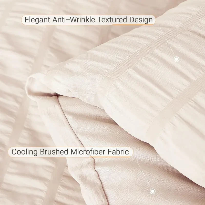 Seersucker Comforter Bedding Set