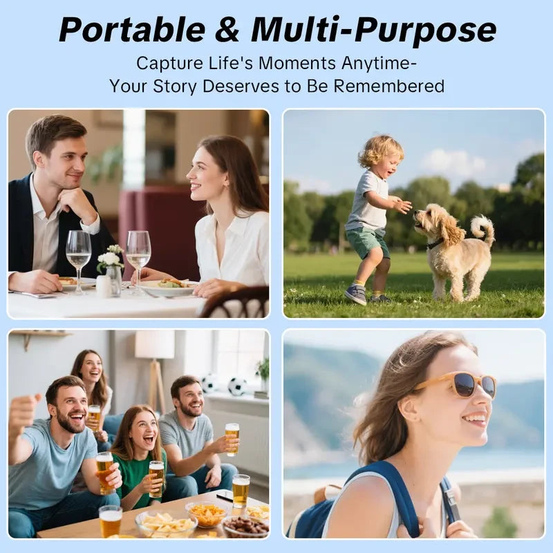 Portable Handheld Rotating Lens Camcorder