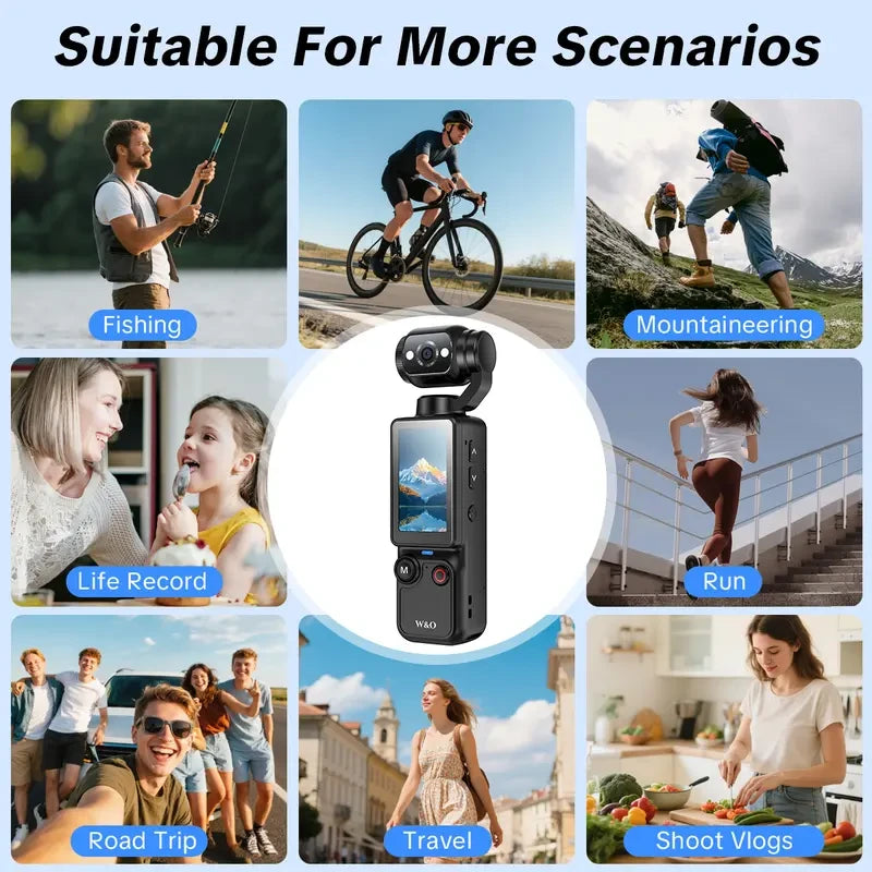 Portable Handheld Rotating Lens Camcorder