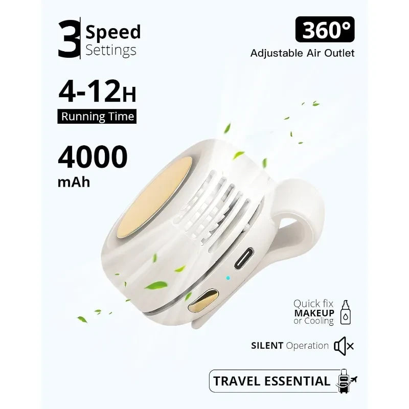 Portable Bladeless Waist Fan