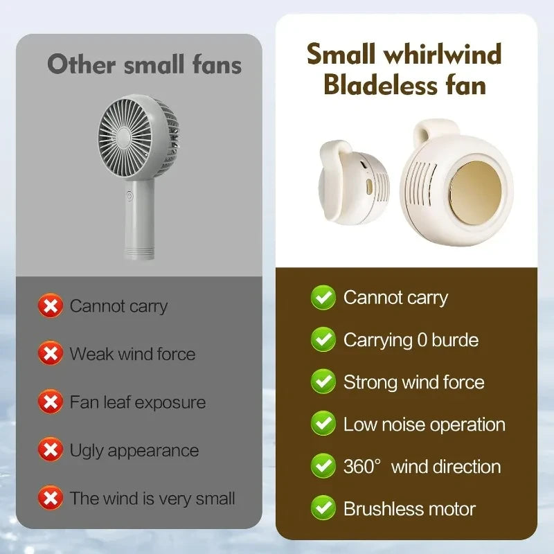Portable Bladeless Waist Fan