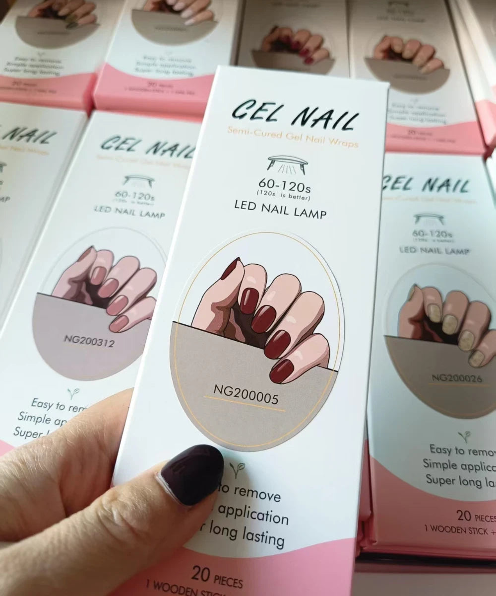 Semi Cured Gel Nail Wraps