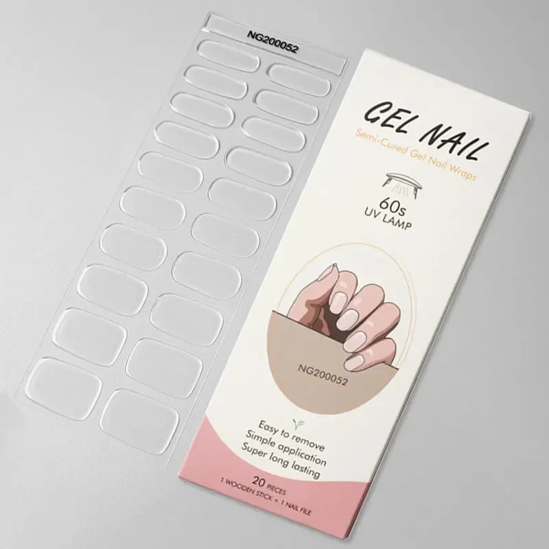 Semi Cured Gel Nail Wraps