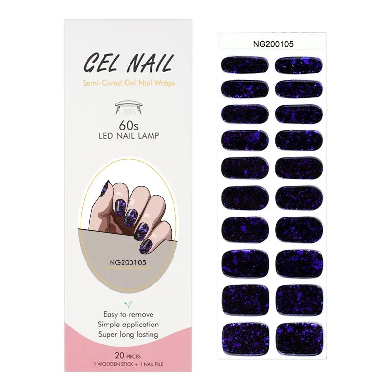 Semi Cured Gel Nail Wraps