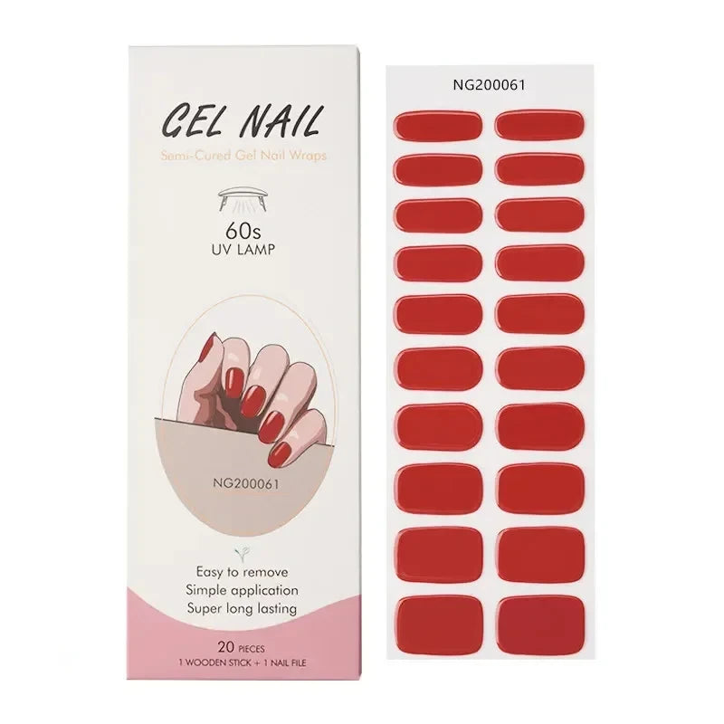 Semi Cured Gel Nail Wraps