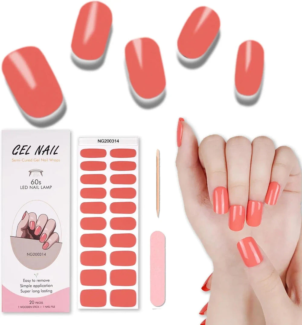 Semi Cured Gel Nail Wraps