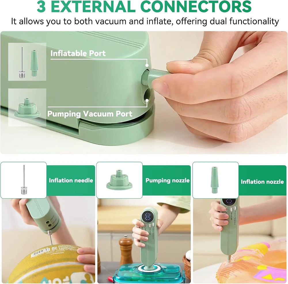 Portable Cordless Food Vacuum Sealer