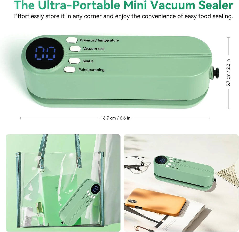 Portable Cordless Food Vacuum Sealer
