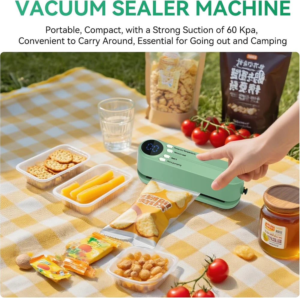 Portable Cordless Food Vacuum Sealer