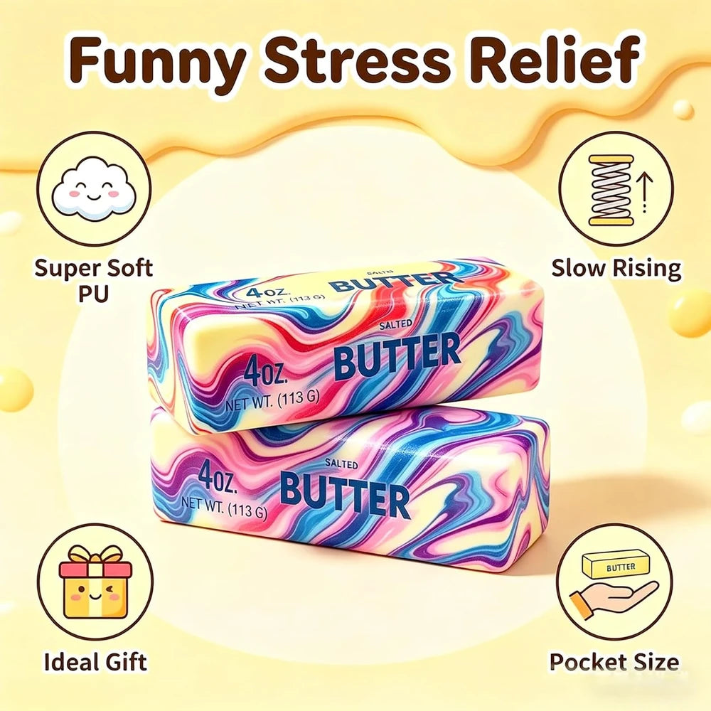 Sqvormb Slow Rising Butter Squishy Set