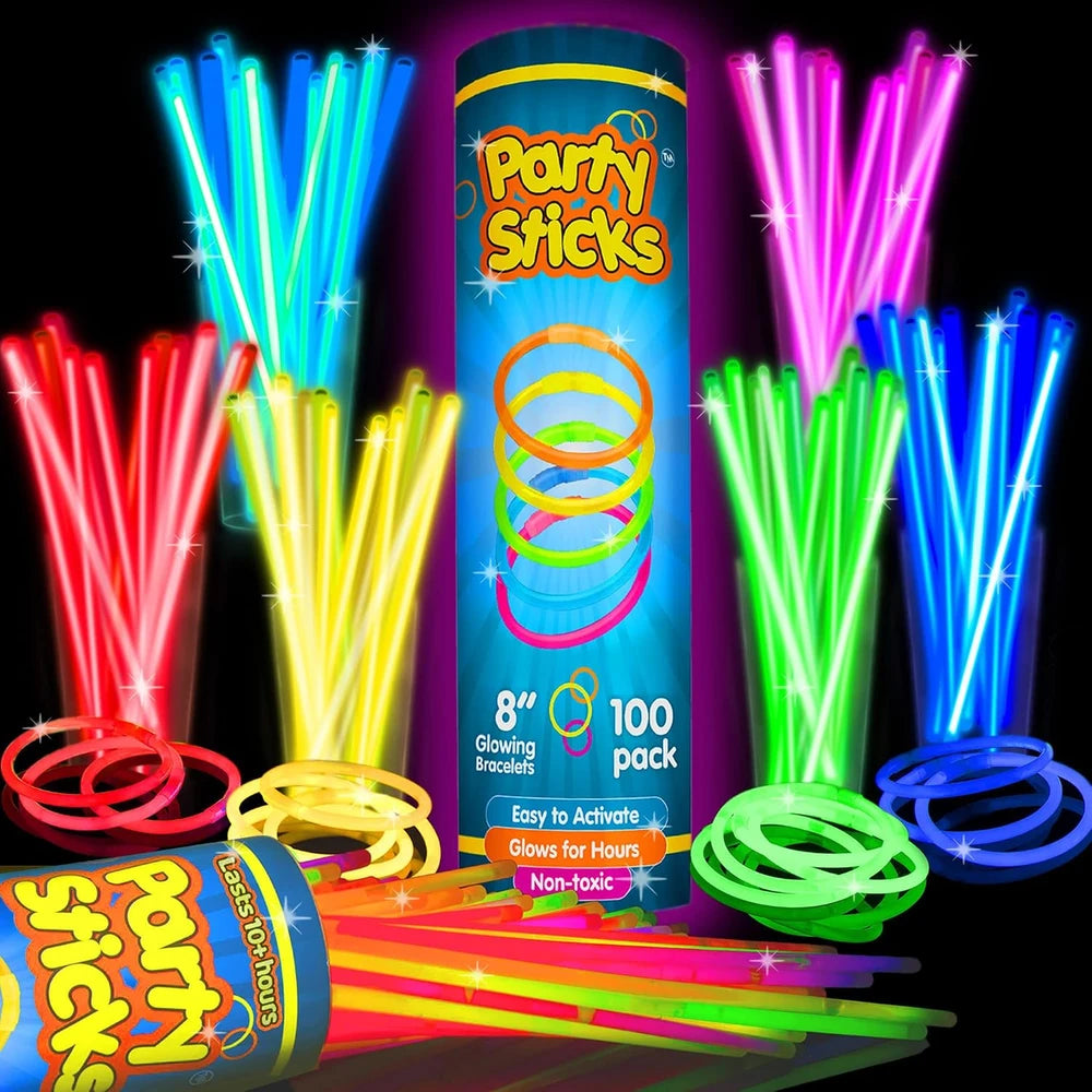 PartySticks Glow Bracelets Bulk Pack