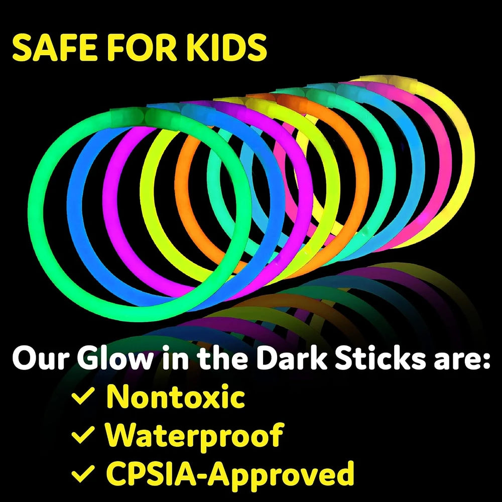 PartySticks Glow Bracelets Bulk Pack