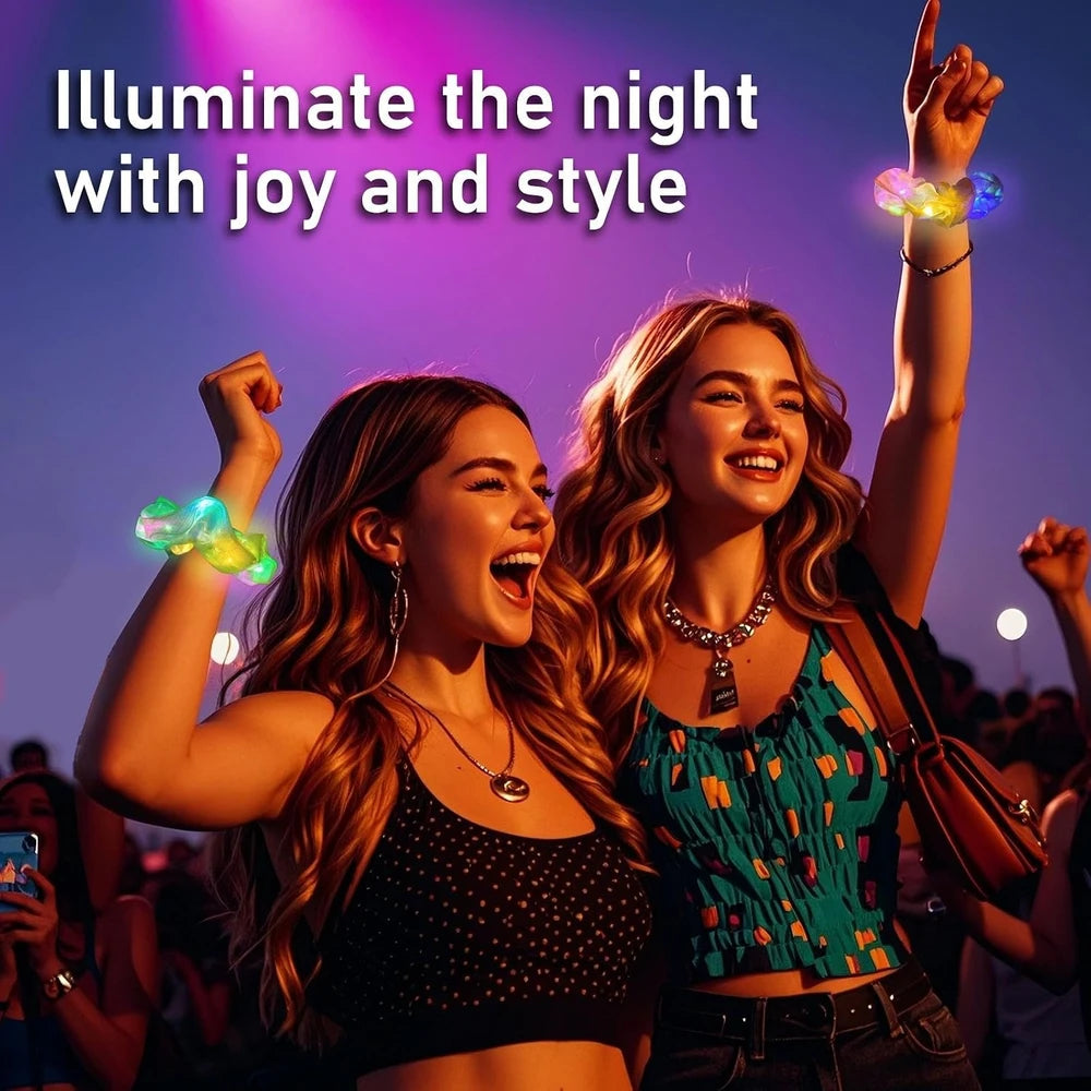 Light Up Hair Scrunchies