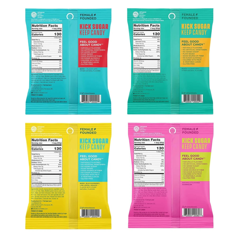 SmartSweets Low Sugar Gummy Variety Pack