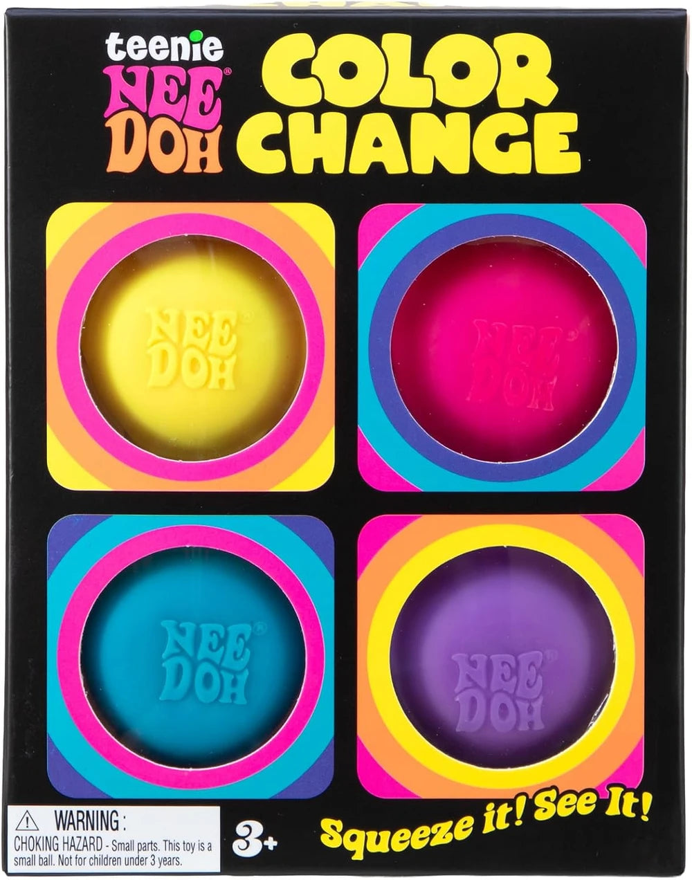 Teenie Color Change NeeDoh Sensory Squeeze Toy Pack