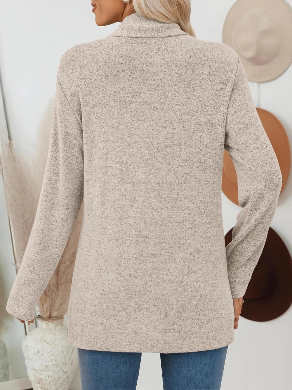 Lillusory Lightweight Open Front Cardigan