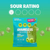Shameless Snacks Green Apple Blast Sour Gummy Candy