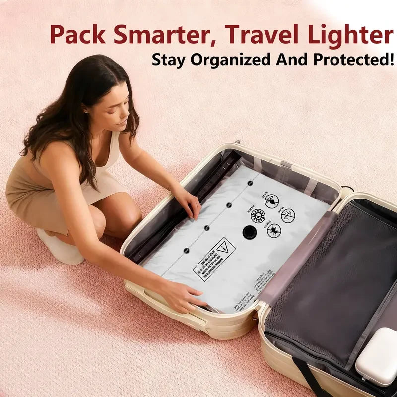 Snofrid Cordless Travel Vacuum Compression Bags Set