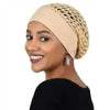 Stretchy Wide-Edge Sleeping Cap Set