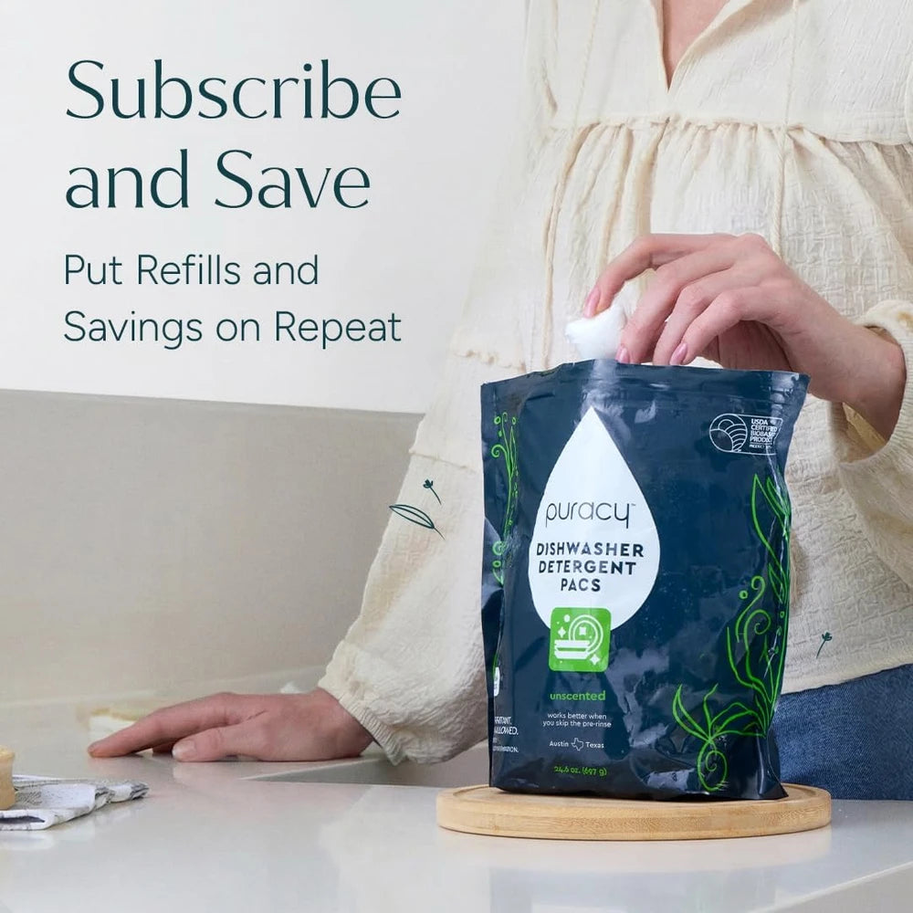 Puracy Plant-Based Dishwasher Pods