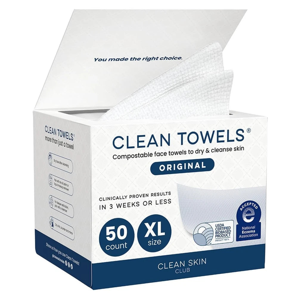 Clean Skin Club Disposable Face Towels