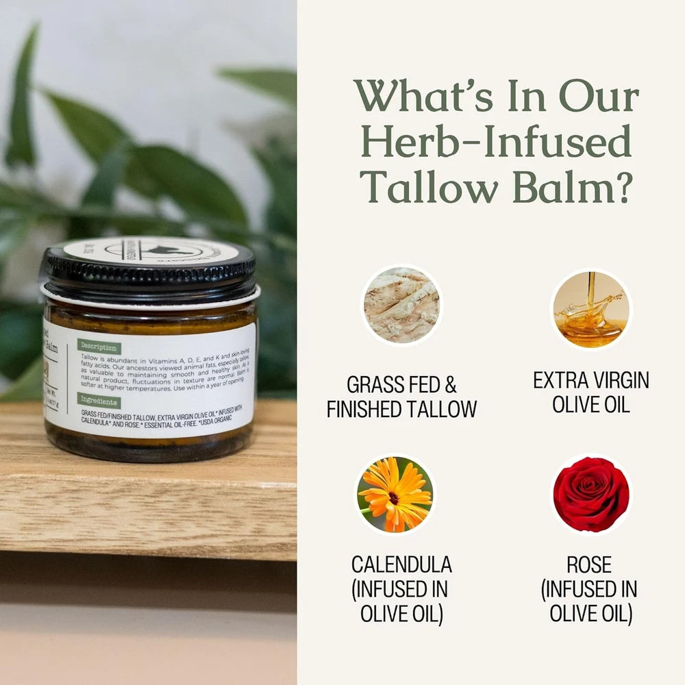 Pure Organic Whipped Tallow Balm
