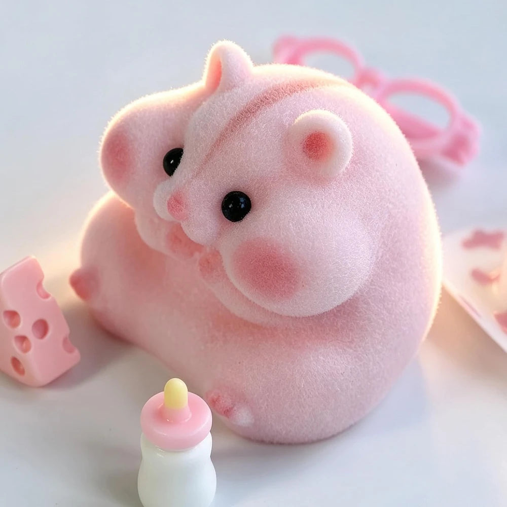 Silicone Hamster Squishy Fidget Toy