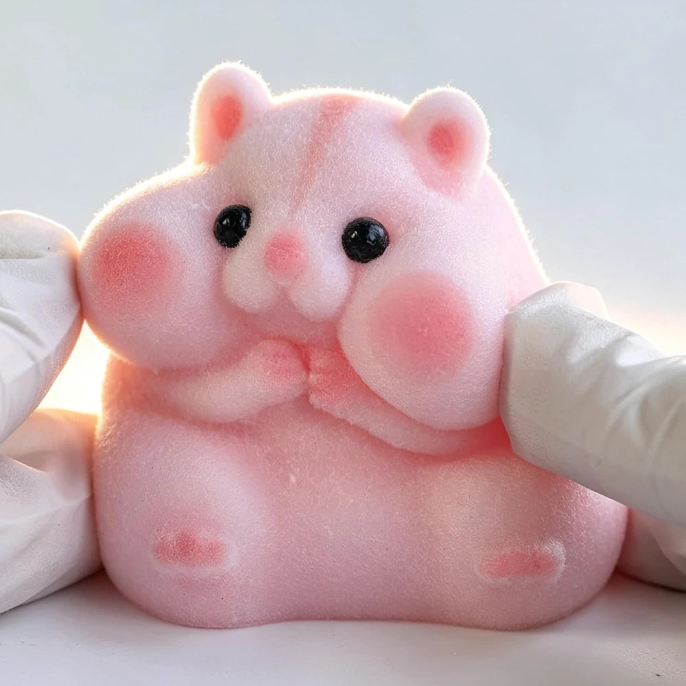 Silicone Hamster Squishy Fidget Toy